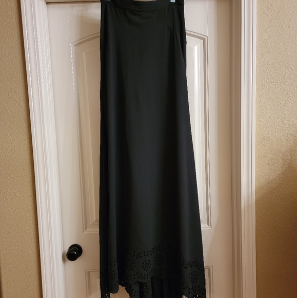 NWT Zac Posen Black Maxi Skirt